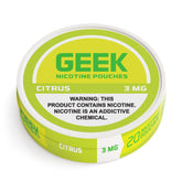 Citrus GEEK Bolsas de Nicotina 3mg